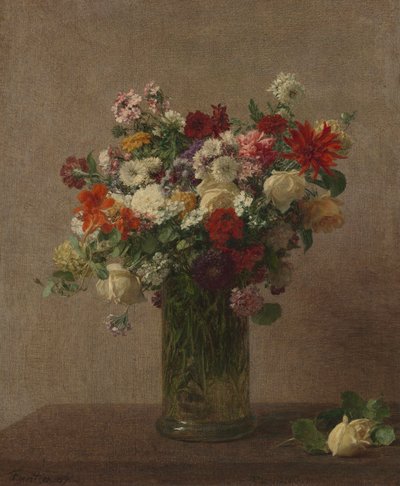 Blumen aus der Normandie von Ignace Henri Jean Fantin Latour